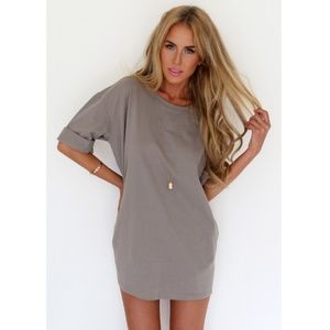 SABO Skirt Mocha Tee Dress